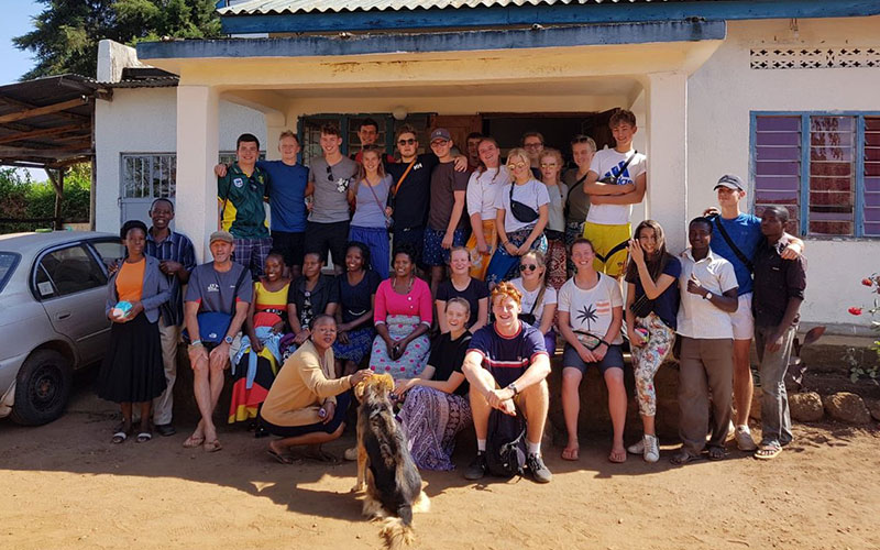 Pangbourne students on an expedition to Uganda