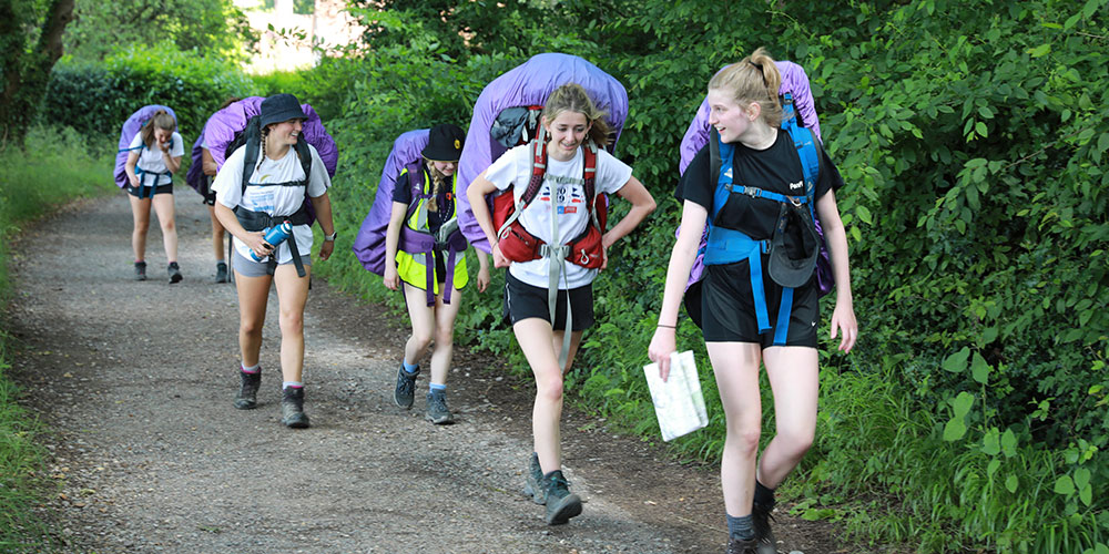 Pangbourne Students Hiking for the Duke of Edinburgh Awards