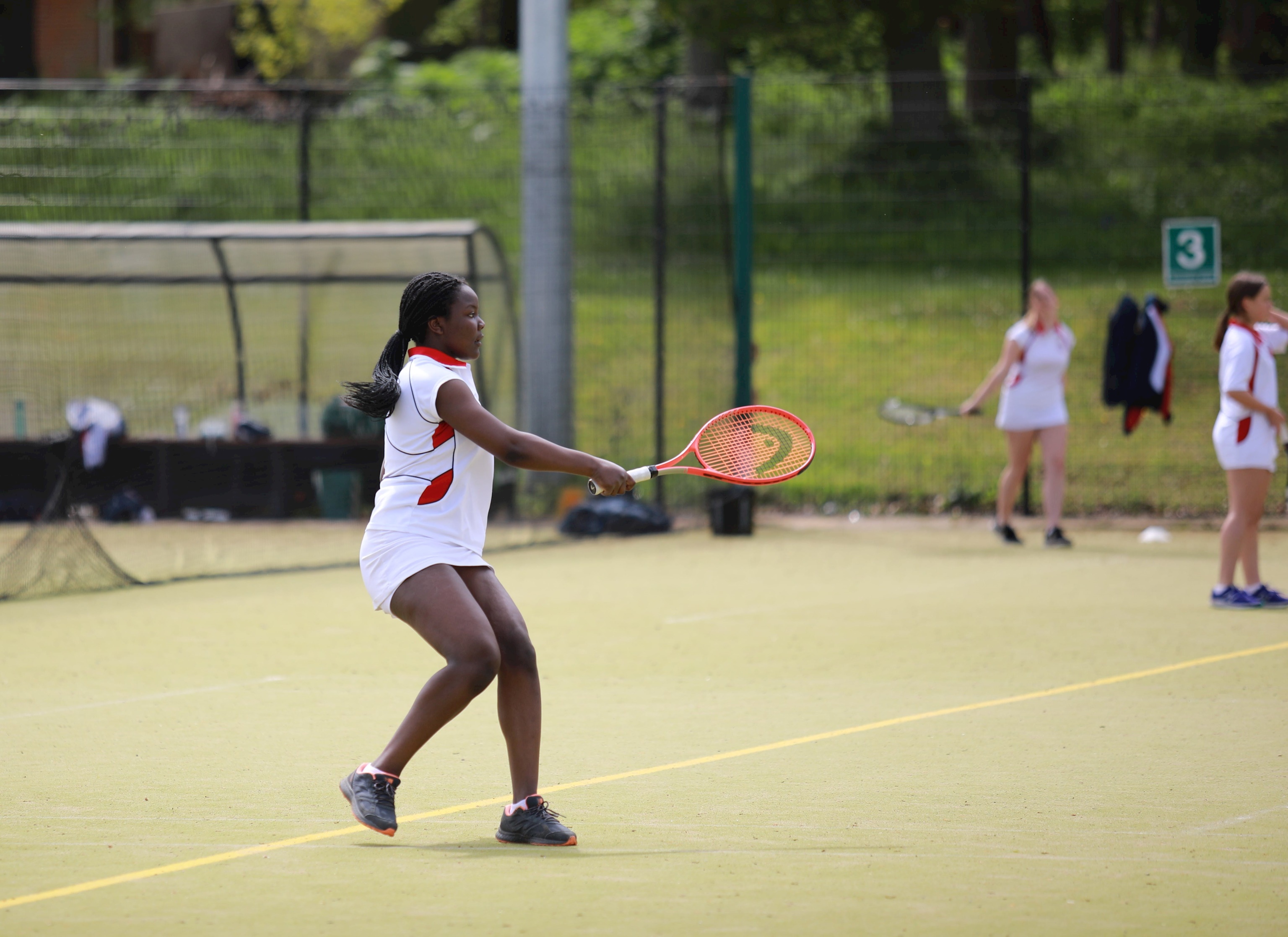 Tennis on Pangbourne College's Astro Courts
